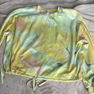 Tahari Pastel Tie-Dye Top